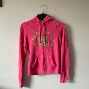 Hollister pink hoodie